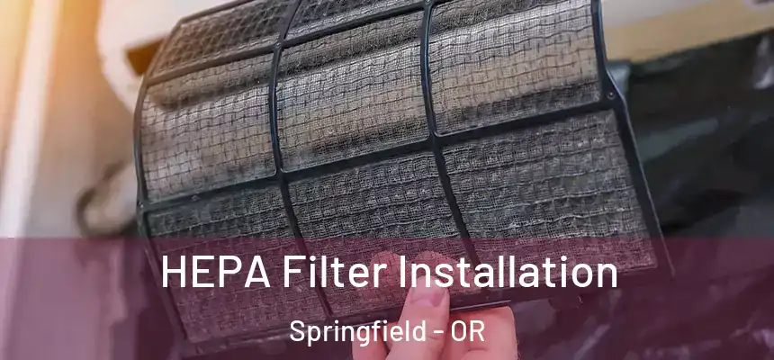  HEPA Filter Installation Springfield - OR